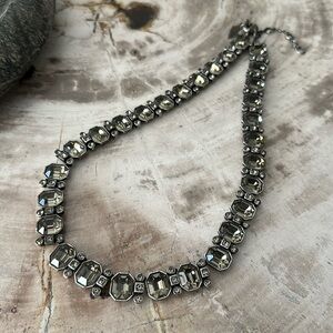 Incredibly rare J Crew smoke crystal necklace Jenna Lyons heyday! Hard to find!